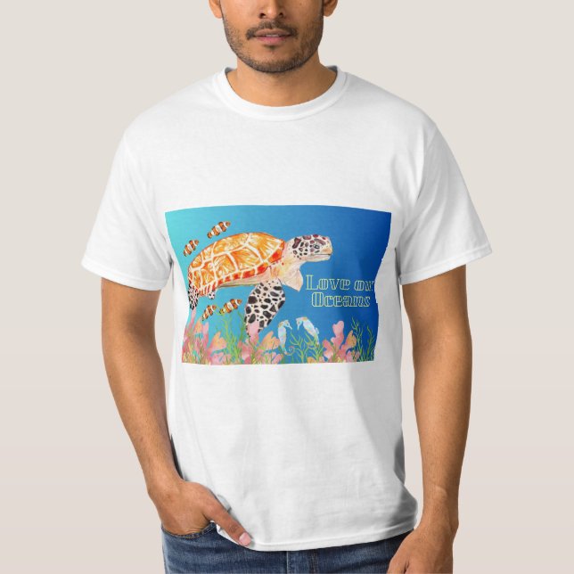 Liebe unserer Ozeane T-Shirt (Vorderseite)