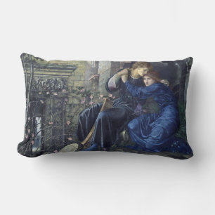 Liebe unter den Ruinen (von Edward Burne-Jones) Lendenkissen