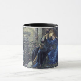 Liebe unter den Ruinen (von Edward Burne-Jones) Tasse