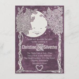 Liebe unter den Sternen, wedding Einladung
