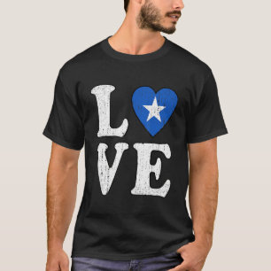 Liebe Unterstützung Somalias Ich stehe mit Somalia T-Shirt