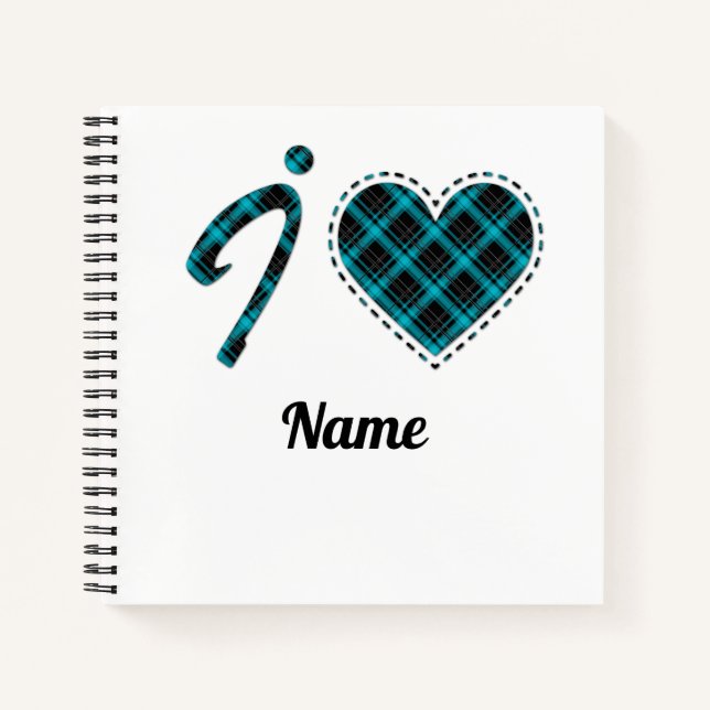Liebe, Urlaub, Valentinstag Notizbuch (Vorderseite)