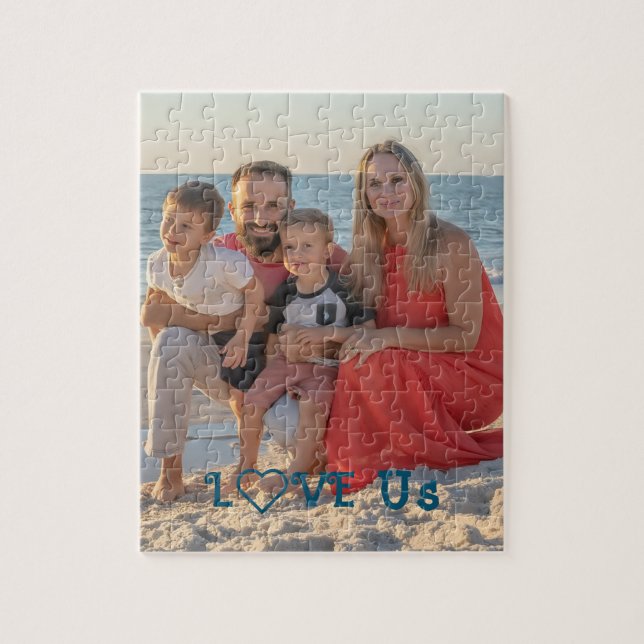 "LIEBE US" Foto PERSONALISIEREN (Vertikal)
