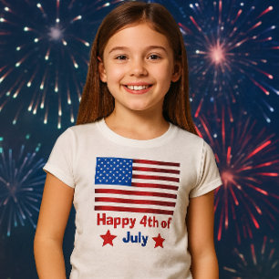 Liebe USA Flag Kid's Basic Tank Top