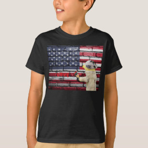 Liebe USA Graffiti-Wandkunst. T-Shirt