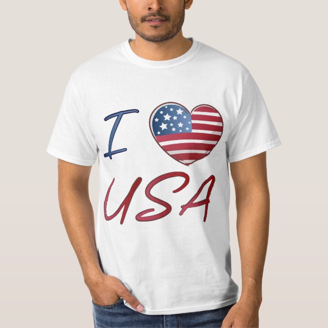 LIEBE USA T - SHIRT (Vorderseite)