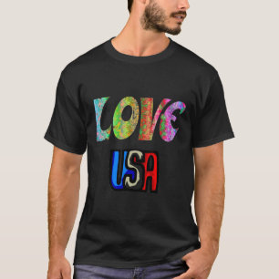 LIEBE USA T - SHIRT