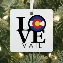 LIEBE Vail Ornament Aus Metall