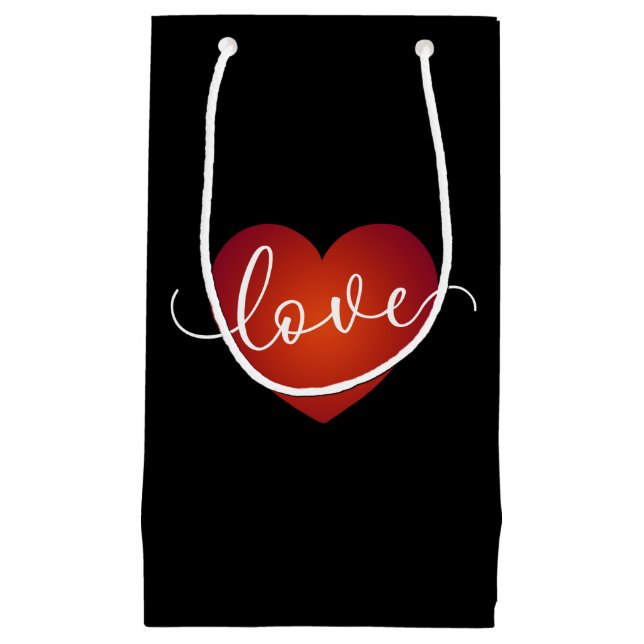 Liebe Valentine| Geschenktasche Kleine Geschenktüte (Vorderseite)