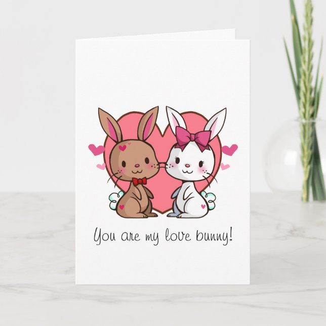 Liebe Valentinenkarte Feiertagskarte (Vorderseite)