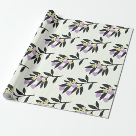 Liebe Valentine's Day Hearts Branch Blume Muster Geschenkpapier