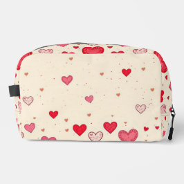 Liebe Valentines Hearts Wedding - Toilettenbeutel Waschbeutel