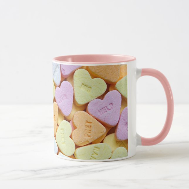 "Liebe" Valentinins Kaffee-Cups mit Süßigkeiten Tasse (Rechts)
