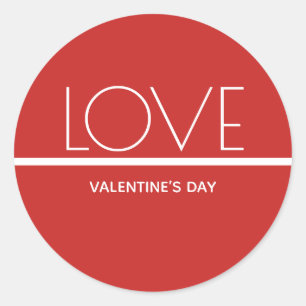 Liebe Valentinstag Aufkleber