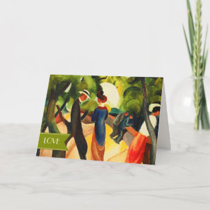 Liebe. Valentinstag der Kunst Feiertagskarte