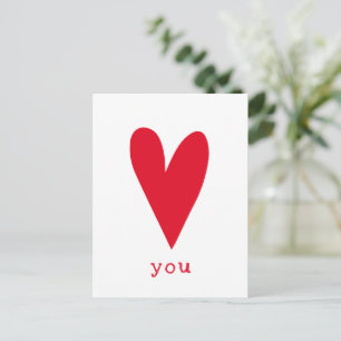 Liebe   Valentinstag des Roten Herzens Feiertagspostkarte