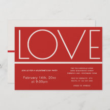 Liebe Valentinstag | Einladung