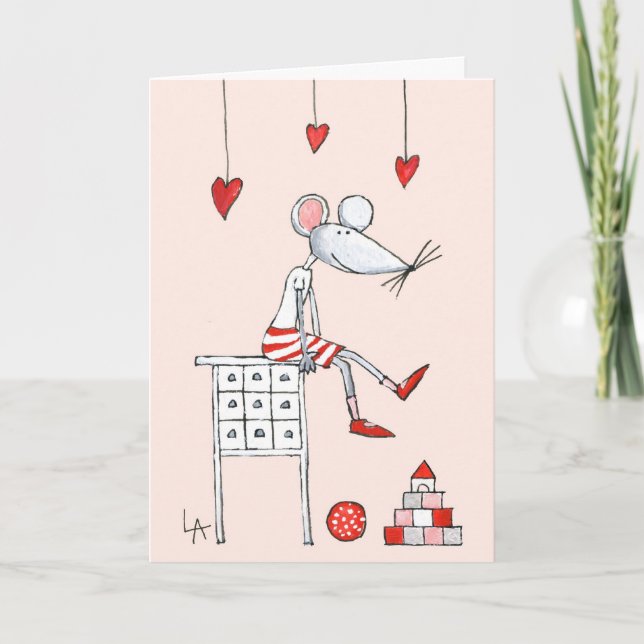 Liebe Valentinstag Feiertagskarte (Vorderseite)