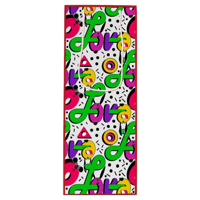 Liebe, Valentinstag Geschenktüte Für Weinflaschen (Vorderseite)