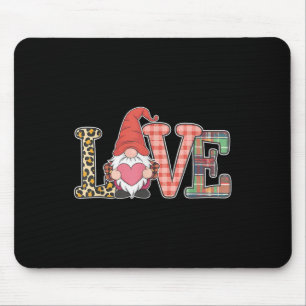 Liebe Valentinstag Gnomes Niedlich Red Hearts Gnom Mousepad
