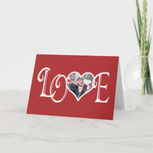 LIEBE - Valentintagskarte Feiertagskarte