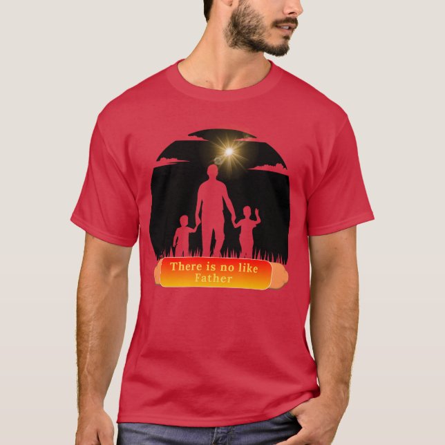 Liebe Vater Retro T-Shirt (Vorderseite)