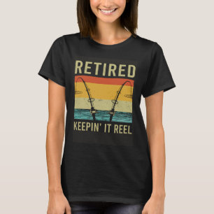 Liebe Vater Vatertag müde Keepin It Reel T-Shirt