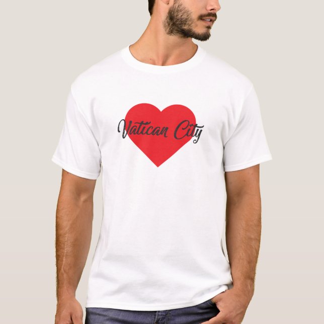 Liebe Vatikanstadt T-Shirt (Vorderseite)