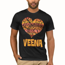 Liebe Veena Orange Mandala Herzliche indische Musi