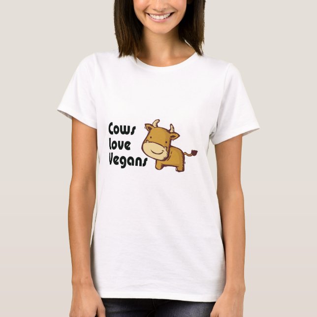 Liebe Veganer T-Shirt (Vorderseite)