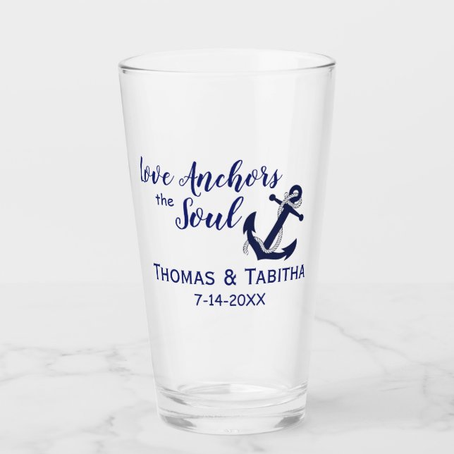 Liebe Verankert das Soul Glas (Vorderseite)