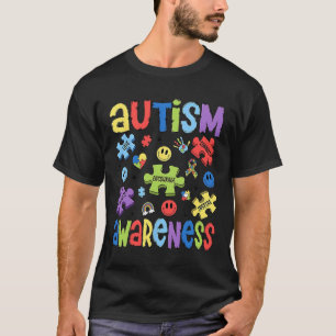 Liebe verbindet Motiviert inspiriert Autismus-Bewu T-Shirt