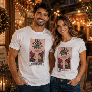 Liebe & Verbindung Der Mistel Weihnachten T-Shirt