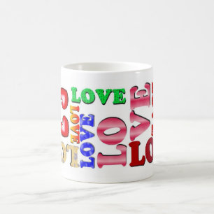 Liebe verbreiten kaffeetasse