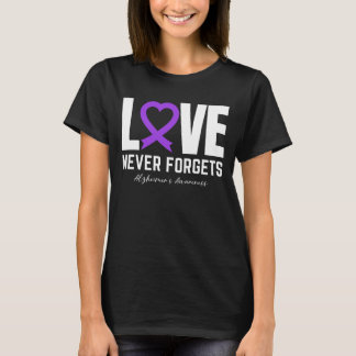 Liebe vergisst nie das Bewusstsein der Demenz Alzh T-Shirt