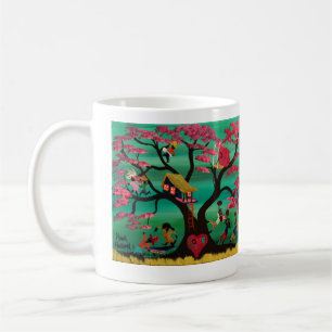 Liebe verlost Baum Kaffeetasse