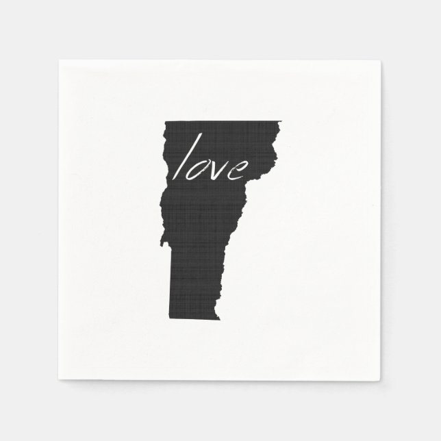 Liebe Vermont Serviette (Vorderseite)