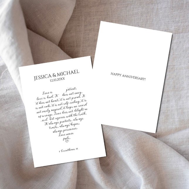 Liebe Versage nie 1 korinthischer Geistlicher Karte (Von Creator hochgeladen)