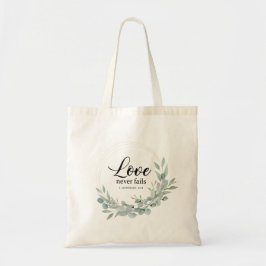 LIEBE VERSAGE NIE, BIBEL SEHR TRAGETASCHE