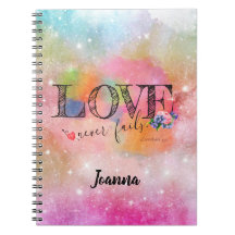 Liebe Versage niemals Pastellschrift