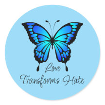 Liebe verwandelt Hate Sticker