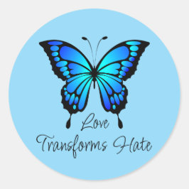 Liebe verwandelt Hate Sticker