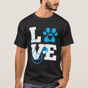 Liebe Veterinärmedizin Tierarzt Tech Week Lehrer P T-Shirt