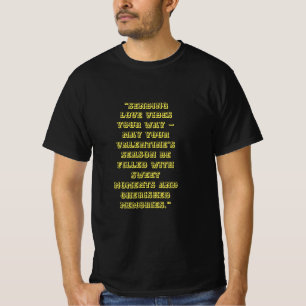 "Liebe Vibes Edition: Männerwert schwarz T-Shirt