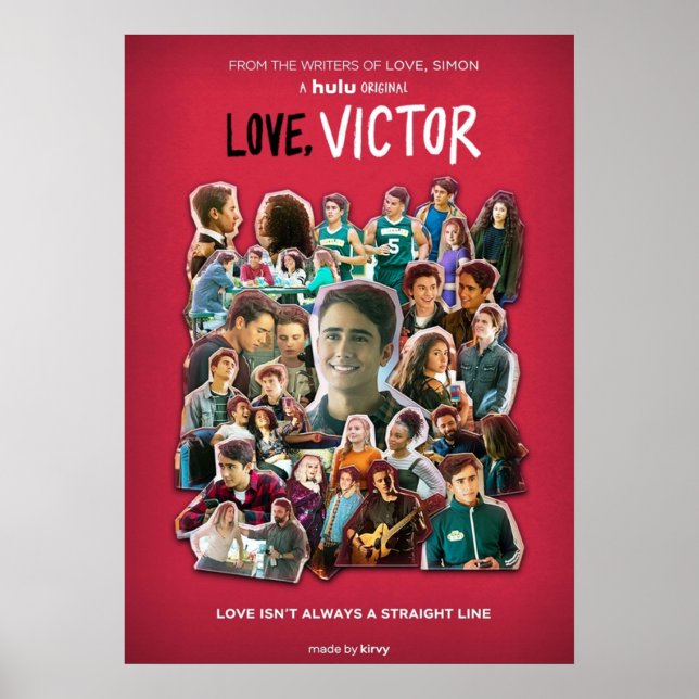 Liebe Victor Collage Poster (Vorne)