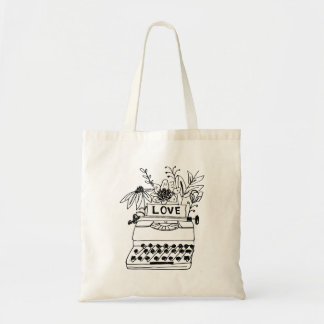Liebe Vintage Schreibmaschine Tasche