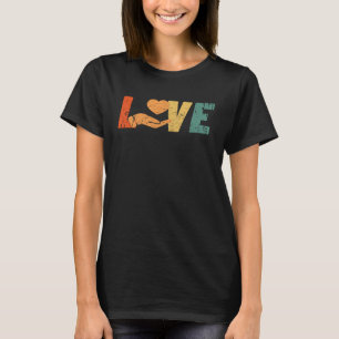Liebe Vintager Sozialarbeiter T-Shirt