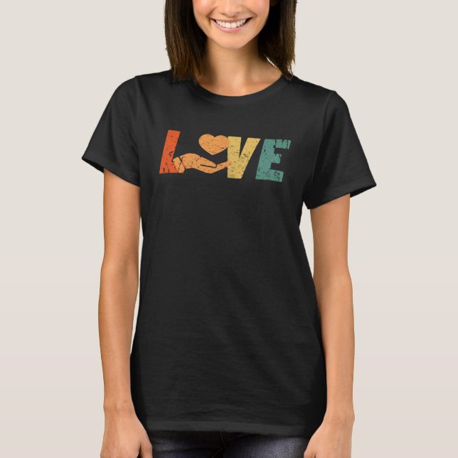 Liebe Vintager Sozialarbeiter T-Shirt (Vorderseite)