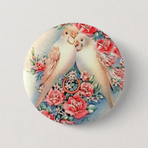 Liebe-Vögel Button