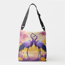 Liebe Vögel Delikatesse: Tote Tasche mit romantisc